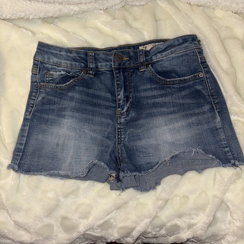 Women’s Junior Denim Cut Off Shorts Mid Rise Size 9