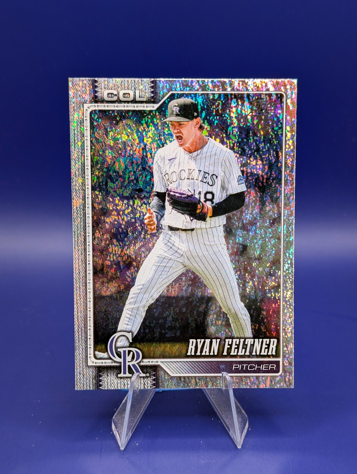 2026 Topps Series 2 Ryan Feltner Sandglitter Parallel #432 Rockies