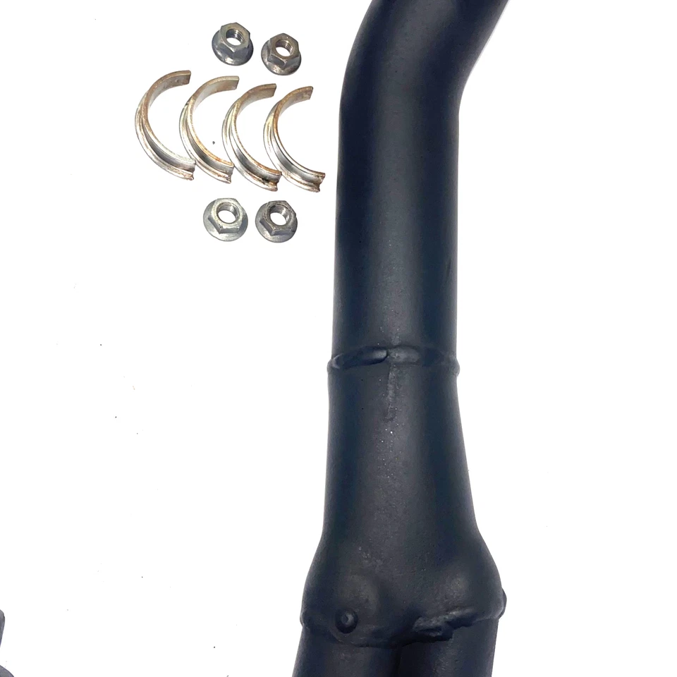 87 HONDA XR600R КОЛЛЕКТОР ВЫХЛОПНОЙ ТРУБЫ с фланцами и гайками 85-88 XR600 винтажный 1987 - Изображение 4 из 4