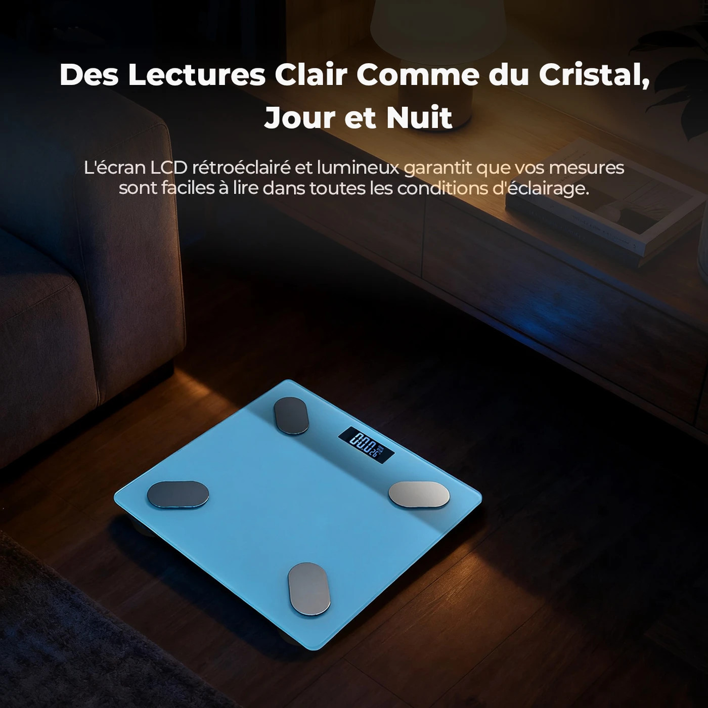 balance connectée bluetooth – design et finitions