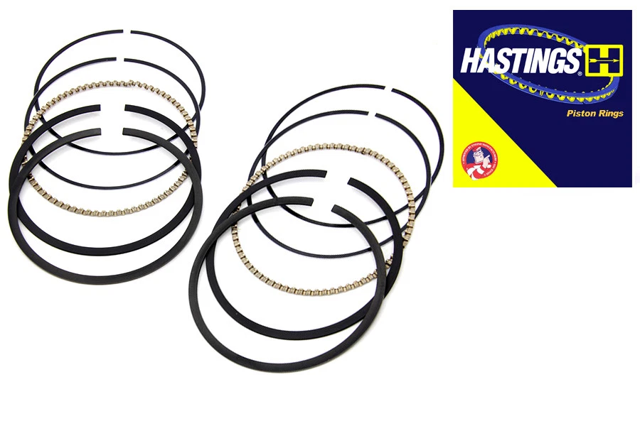 Conjunto de anel de pistão 1690cc 0,005 tamanho grande serve para Harley Davidson - Imagem 3 de 3