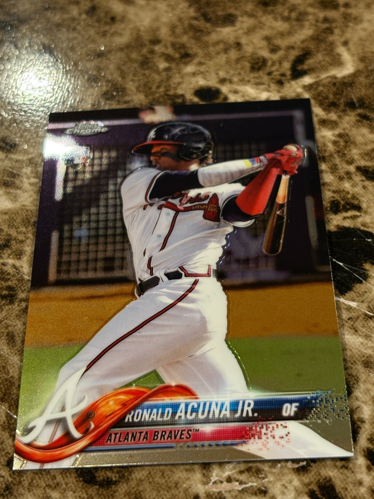 RONALD ACUNA JR 2018 Topps Chrome #193 Rookie Braves