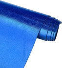 New Listing| Metallic Navy Blue Soft Faux Leather Fabric, 0.9 Mm Lambskin Synthetic Pleathe