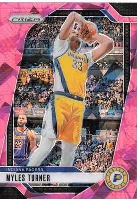 2024-25 Panini Prizm - Myles Turner#115 Pink Ice Prizm