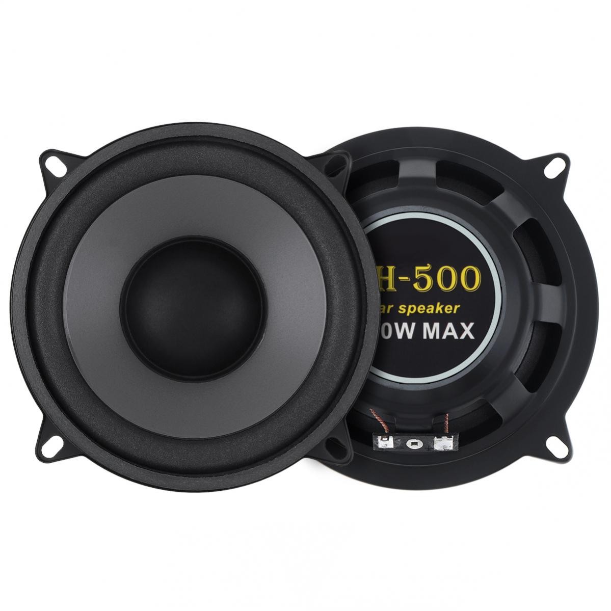 Pair &ndash; 500w Max 4 Ohms, Full Range, Coaxial Car Speakers 12v