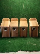 BLUEBIRD CEDAR BIRD HOUSE nesting NEW HANDMADE 5/8 CEDAR with squirrel guard