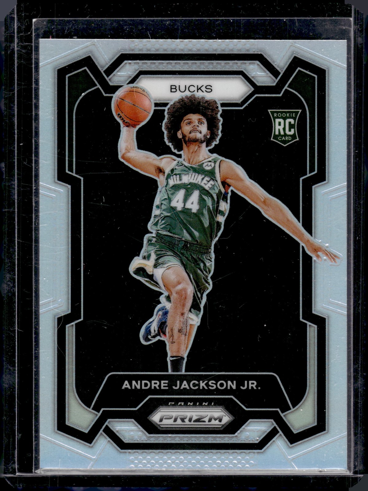 2023-24 Panini Prizm #131 Andre Jackson Jr. Prizms Silver