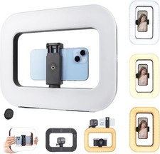 LED Ringlicht TikTok mit Stativ Set Handy Ringleuchte Selfie Dimmbar Lampe