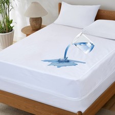 Waterproof Zippered Mattress Encasement Hypoallergenic Breathable Mattress Cover