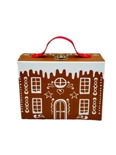 Target Bullseye Playground Christmas 2025 Suitcase Decor Box - Gingerbread