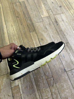 Size 12.5 - adidas Nite Jogger Black Solar Yellow