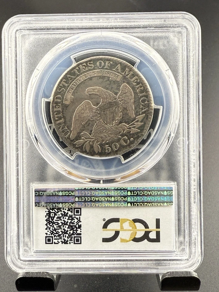 1827 P Capped Bust Half Dollars PCGS VF-25 Square Base Toning On Reverse - Image 4 of 4