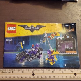 LEGO The Batman Movie 70902 Catwoman Catcycle Chase Instruction Manual Only