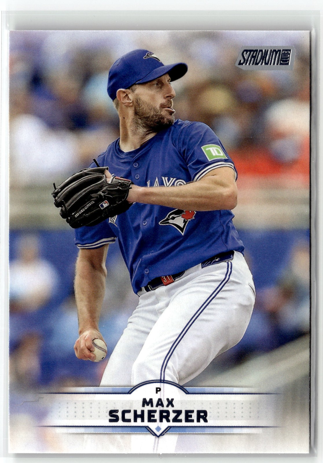 2025 Topps Stadium Club Max Scherzer #136 Blue Jays