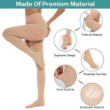 Compression Stockings Pantyhose 20-30 mmHg Support Varicose Veins Men Women Hose