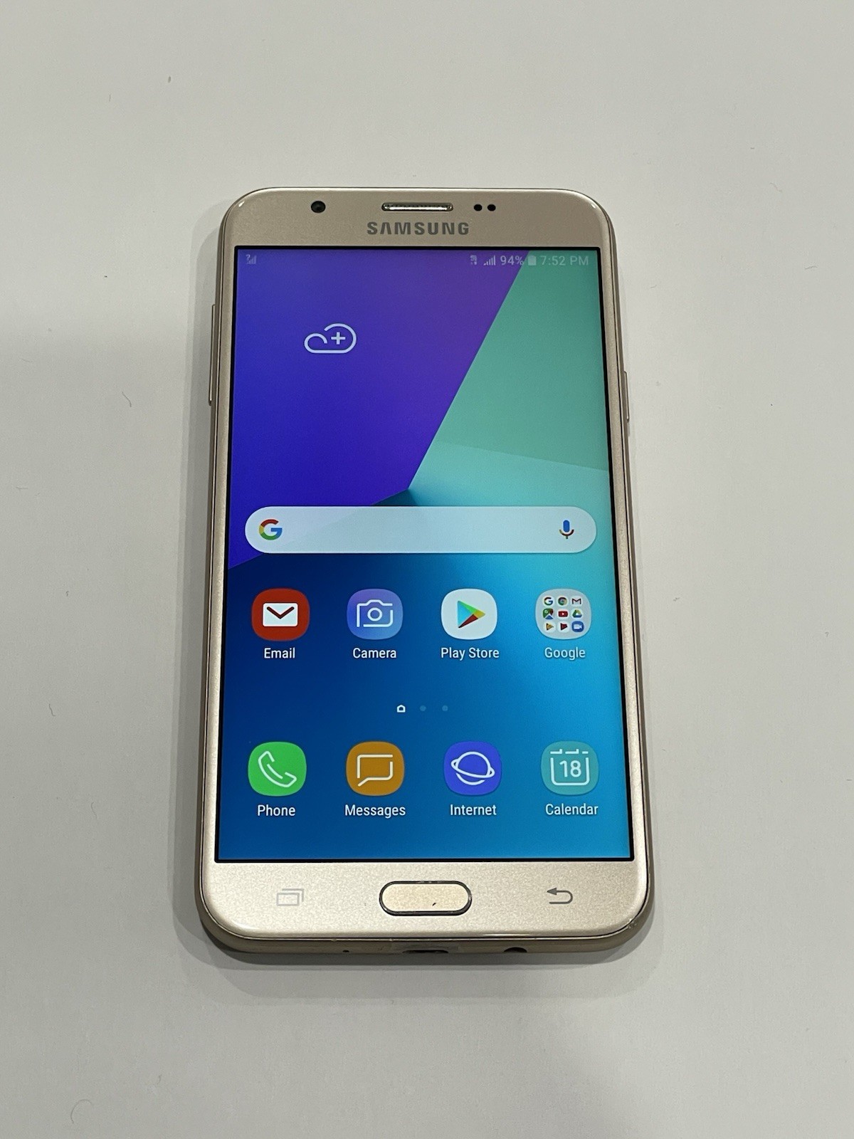 Samsung Galaxy J7 Prime J727T 16GB Unlocked - NO BATTERY / NO DOOR - USED