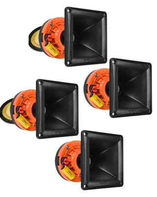4x PRV Audio WG270Ph Compact Phenolic 2'' VC Compression Driver + Horn 300 Watts