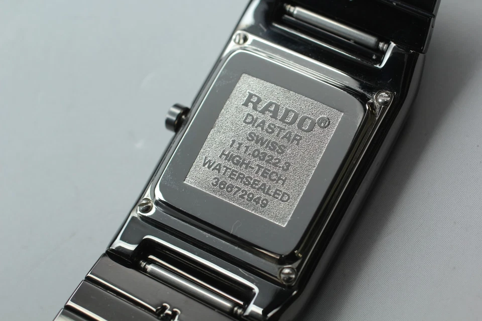 [全新完好/表壳]Rado Diastar 111.0322.3 24毫米黑色表盘日期石英男女通用手表 — 第 4/4 张图片