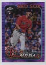 2024 Topps Chrome Purple Sonar Refractor 247/275 Ceddanne Rafaela #118 13c1