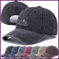 Vintage Cotton Baseball Cap Unisex Mountain Dad Hat Adjustable Outdoor