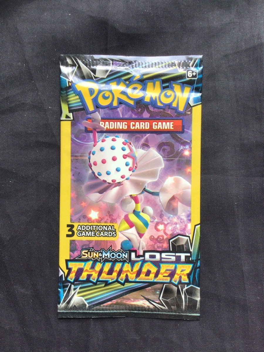 pokemon lost thunder 3 card pack Pokemon Cards: Sealed Lost Thunder 3 Card Booster Pack