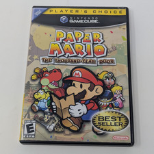 Paper Mario The Thousand Year Door Nintendo Gamecube | Missing Manual | Tested