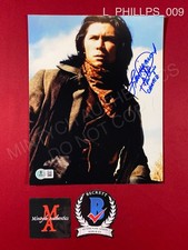 Lou Diamond Phillips autographed signed 8x10 photo Young Guns Beckett COA