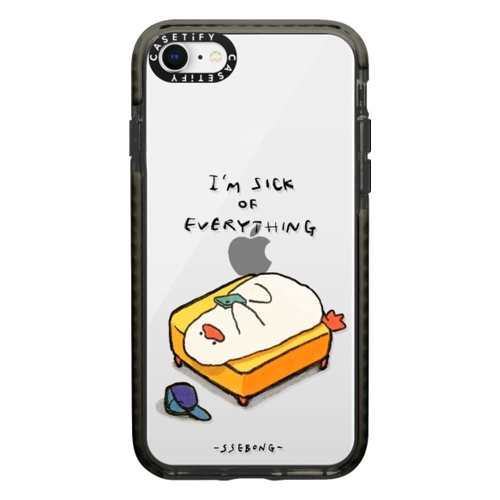 CASETiFY Impact Case for iPhone SE 2020 2022 and iPhone 8 7 featuring Couch Duck design by SS