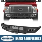 Hooke Road Fit 2008-2026 Ford E-350 Front Bumper Steel w/ Winch Plate & Light