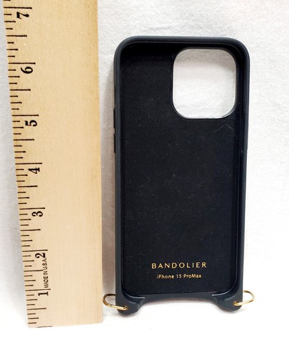 Custodia smartphone BANDOLIER iPhone15 ProMax CASSIDY SLOT LATERALE SIENNA MARRONE pelle - Foto 10 di 10