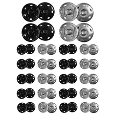 24 Sets Heavy Duty Snaps for Sewing – Large 25mm Metal Snap Buttons 0.98 Inch...