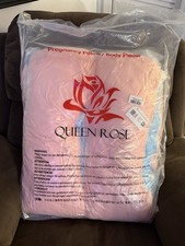 QUEEN ROSE U-Shape Pregnancy Pillow Pink Blue Cotton Removable Cover QR-US 144-5