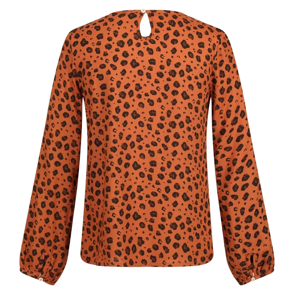 Regatta  Blusa Hadria Estampado Animal para Mujer (RG8126) - Imagen 2 de 4
