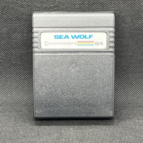 Sea Wolf Commodore 64 Game Cartridge