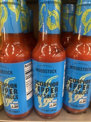 Woodstock Scorpion Pepper Hot Sauce, 5 fl oz