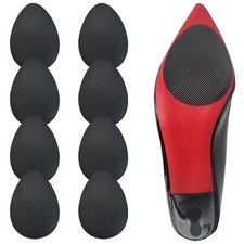 Non-Slip Shoes Pads,Shoe Sole Protector for Heels,High Heels Black - 4 Pairs