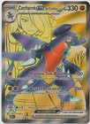 Carte Pokémon Carchacrok ex de Cynthia Full Art Rivalités Destinées 215/182