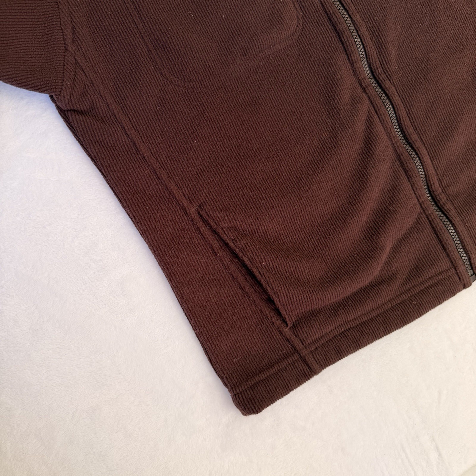 Patagonia Synchilla Fleece Jacket Brown Zip Up Outdoors Large thumbnail 8