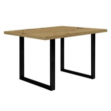 Esstisch - Artisan Eiche - schwarz - 140x90 cm Küchentisch Essecke Konsolentisch