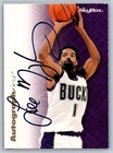 1996-97 Skybox Premium Autographics Black Ink Lee Mayberry Auto