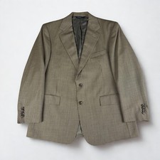 Vintage Polo Ralph Lauren Wool Blazer 42R Made in USA Houndstooth Sport Coat