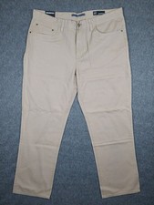 NWT Weatherproof WP Rugged Canvas Pants Mens 40x32 Straight Leg Fit Beige