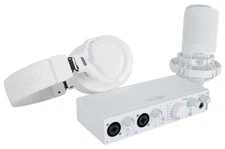 Arturia MiniFuse Recording Pack w/Interface+Microphone+Headphones+Cable in White