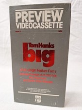 Tom Hanks's 'Big' Promotional Full-length Screener VHS Tape.