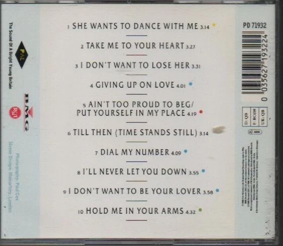 CD - RICK ASTLEY - HOLD ME IN YOUR ARMS / ZUSTAND SEHR GUT #FF34# - Bild 2 von 2