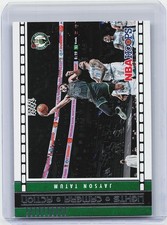 2021-22 Hoops Winter #11 Jayson Tatum Lights Camera Action Holo