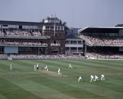 Cricket Lords Cricket Ground London England Nat West Final Derby v- Old Photo