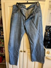 Levi's 569 Jeans Mens 34x30 Blue Denim Cotton Boot Cut 40196 Jeans