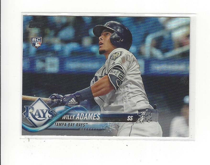 2018 Topps Update Rainbow Foil #US281 Willy Adames RC Rookie Rays Brewers Giants