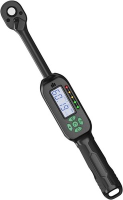 Digital Torque Wrench 5-99.5 ft-lbs./6.8-135Nm, 3/8 Inch Mini Torque Wrench